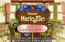 Alchemist Marie & Elie - Futari no Atelier Title Screen